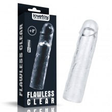 Clear Penis Sleeve Add 2''